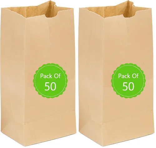 Miniatura 2 de Perfect Stix - Bolsa marrón 4-100 bolsas de almuerzo de papel marrón de 4 libras - Paquete de 100