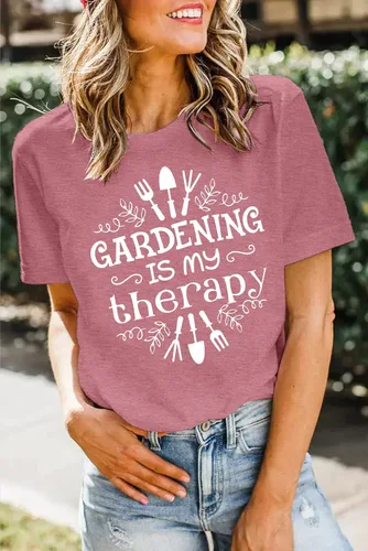 Miniatura 18 de MAIHUN Camisas de jardín para mujer, camiseta para amantes de las plantas, camiseta gráfica de jardinería, camisetas de regalo de jardinero