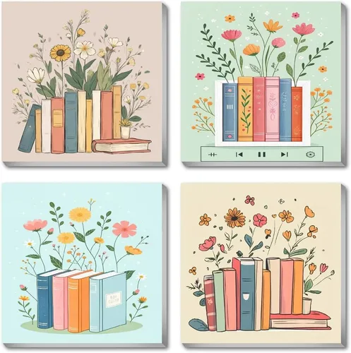 Miniatura 21 de Canrichshop Paquete de 4 Bola de Discoteca DIY Pintar por Números para Principiantes, Pintura al Óleo de Frutas Kits de Pintar por Números