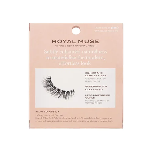 Miniatura 6 de VLuxe - Pestañas postizas, pestañas de tira Royal Muse, lujosas pestañas esponjosas y esponjosas, volumen y rizo súper naturales, ligeras y cómodas