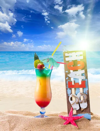 Miniatura 3 de ALINK 50 Pajillas con Sombrilla Parasol, Suministros de Decoración para Fiestas en la Playa de Cóctel de Luau en Estilo Hawaiiano Diseño de paraguas