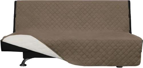 Miniatura 51 de Easy-Going - Funda para sofá, futón y sillón sin reposabrazos, reversible, resistente al agua, para mascotas y niños (azul oscuro/azul claro)