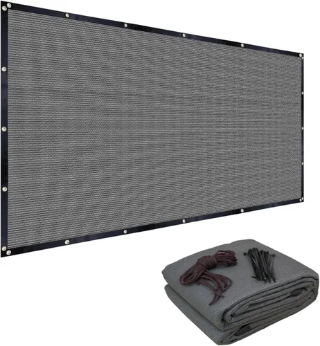 Miniatura 31 de FAIR WIND - Tela de Sombra 90% de Protección Solar, Pantalla de Privacidad, Cobertura para Patio, Toldo con Ojales, Red de Sombra para Jardín, Gris
