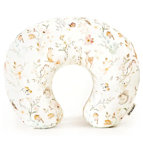 Miniatura 9 de GRSSDER Funda de Almohada de Lactancia Elástica Minky Removible Fundas de Lactancia para Almohadas de Lactancia Materna, Forro Ultra Suave y Cómodo