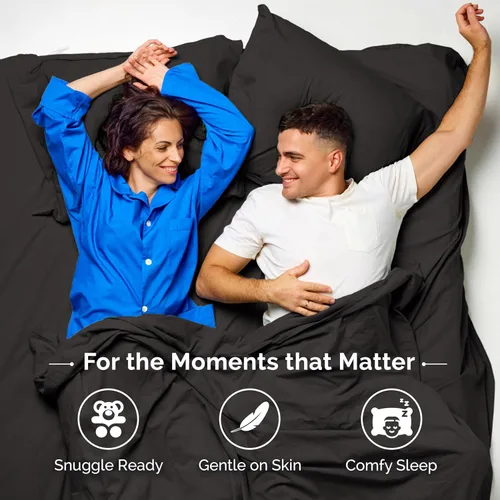 Miniatura 4 de Martex Easy Living - Juego de sábanas de microfibra de 4 piezas, tamaño matrimonial, sábanas de microfibra cepillada, fácil cuidado, resistentes a