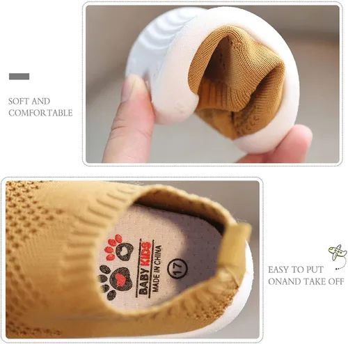 Miniatura 4 de DEBAIJIA - Zapatos para el bebé que camina por primera vez, 1-4 Años, Zapatos de Niño Zapatillas de Niño Infantil