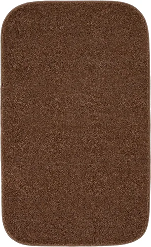 Miniatura 106 de Garland Rug Gramercy - Alfombra de baño rectangular lavable de polipropileno de felpa de 20 x 34 pulgadas, color azul lavabo, suave, absorbente