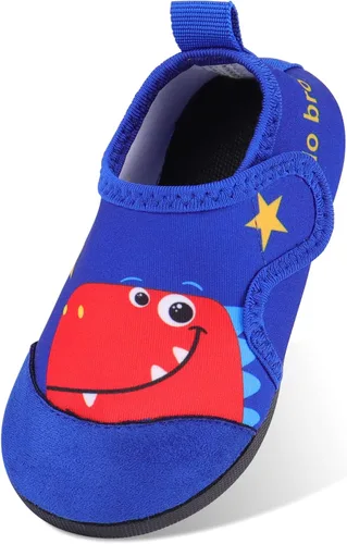KAKU NANU Zapatos de agua para niños y niñas, bonitos zapatos de natación de dibujos animados, calcetines de agua ligeros de secado rápido para