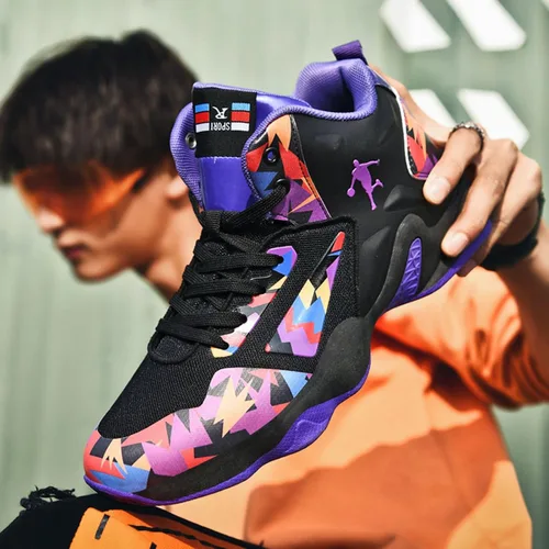 Miniatura 8 de Ucilxi Nuevos zapatos de baloncesto de moda tejida voladora