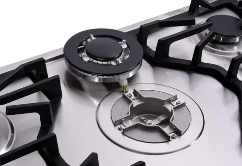 Miniatura 7 de Placa de cocina de gas de 30 pulgadas, estufa de gas de acero inoxidable empotrada de 5 quemadores, encimera de gas convertible GLP/GN, placa de gas