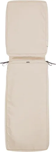 Miniatura 2 de Classic Accessories Montlake® FadeSafe® - Cojín resistente al agua para chaise longue de patio de 74 x 23 x 3 pulgadas, beige antiguo