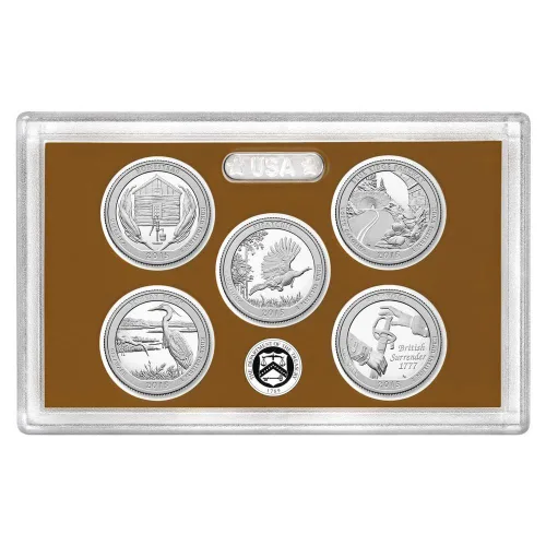 Miniatura 3 de 2014 S America the Beautiful Quarters Proof Set (15) OGP (1/4) US Mint DCAM