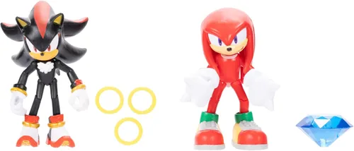 Miniatura 2 de Sonic, el erizo - Pack de 2 figuras de acción de 4 in de Knuckles y Shadow