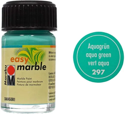 Miniatura 3 de Craft County Pintura de mármol – Pintura para cerámica, papel y vidrio – Crea manualidades multicolores únicas – Solo tienes que añadir agua