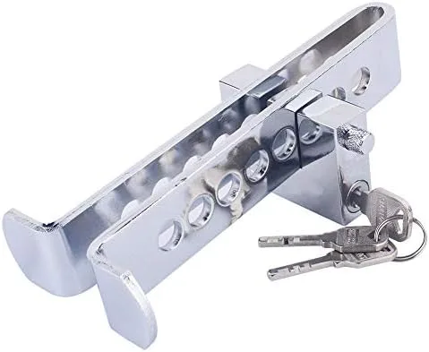 Miniatura 2 de Cerradura de volante de automóvil forjada de acero resistente con núcleo de bloqueo de cobre, cerradura de seguridad antirrobo para automóviles