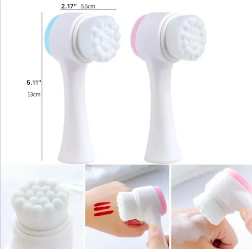 Miniatura 5 de HEATHER'S LUX Cepillo de limpieza facial, cepillo suave y limpiador de silicona. Cuidado de la piel, exfoliación profunda de poros, masaje facial