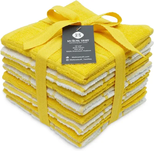 Paño de Cocina 100% Algodón Terry y Toalla de Cocina, Paquete de 6, Toallas de Cocina Super Suave y Absorbente, Perfectas para Limpieza de Cocina y