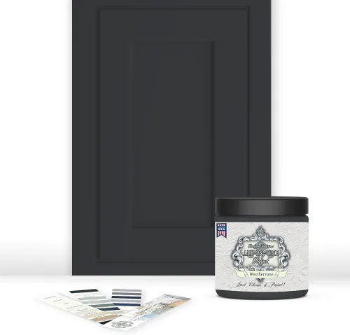 Miniatura 19 de Pintura TODO EN UNO, Abbey (gris cálido), Muestra de 8oz - Pintura duradera para gabinetes y muebles. Imprimación y capa superior incorporadas,