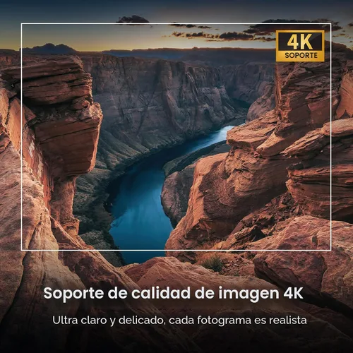 Miniatura 4 de Proyector inteligente oficial de Google TV, HAPPRUN 4K UHD Home Theater con sonido Dolby, Wi-Fi y Bluetooth, aplicaciones de transmisión integradas