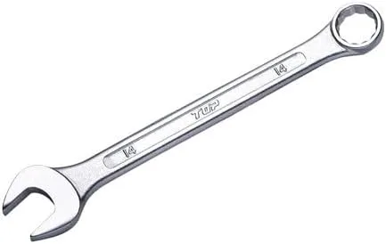 Top Industries CW-14 - Llave combinada de 0.6 pulgadas (0.551 in) lado opuesto, 12 ángulos, superficie, forjada, llave de 15° para gafas, fabricada