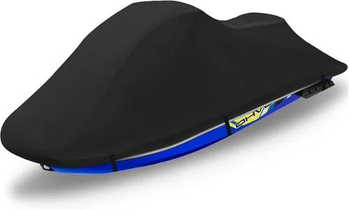 Miniatura 9 de Cubierta para moto acuática remolcable Tokept, cubierta impermeable PWC de 300D de alta resistencia con tiras reflectantes y ventilaciones, se