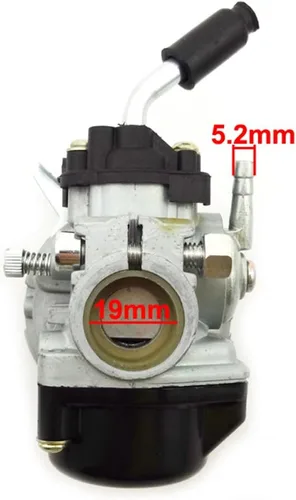 Miniatura 4 de Carburador de carreras de carbohidratos para 50cc 60cc 80cc 2 tiempos motor de gas bicicleta motorizada 47cc 49cc Mini Moto ATV Quad Dirt Pocket Bike