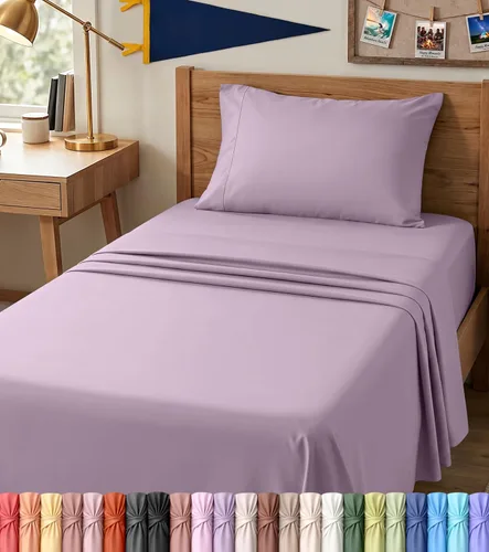 Miniatura 14 de Utopia Bedding - Juego de sábanas de microfibra cepillada, resistente al encogimiento y a la decoloración, de fácil cuidado, 3 piezas, tamaño Beige