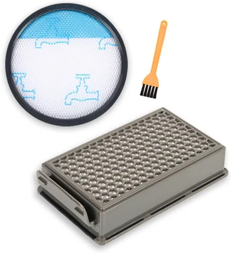 Filtro HEPA de repuesto para polvo, compatible con Rowenta RO3715 RO3759 RO3798 RO3799, compatible con TEFAL Robot Aspirador Accesorios de piezas