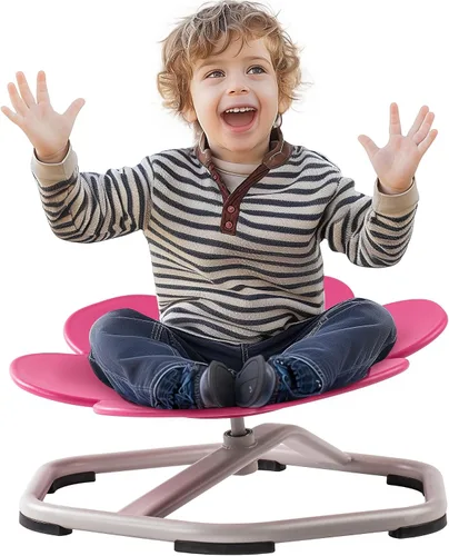 ROBOTIME Silla giratoria sensorial para niños, silla giratoria para autismo, con diseño antideslizante, coordinación corporal de entrenamiento, sin