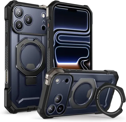 SUPCASE Funda para iPhone 17 Pro Max con Soporte (Unicorn Beetle Grip), [Cubierta de Control de Cámara] [Compatible con MagSafe] [Protección contra