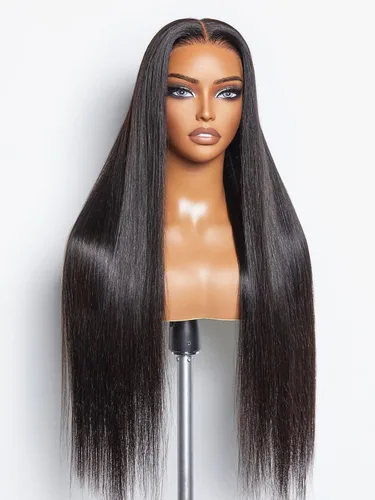 Miniatura 14 de LUVME HAIR - Peluca de cabello humano estilo Bob, de 8 pulgadas, precortada, sin pegamento, con cierre de encaje HD, predepilada, cabello humano