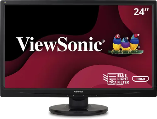 ViewSonic - Televisor LED de 22 pulgadas, Full HD, 1080p, monitor LED con entradas HDMI y VGA para el hogar y la oficina