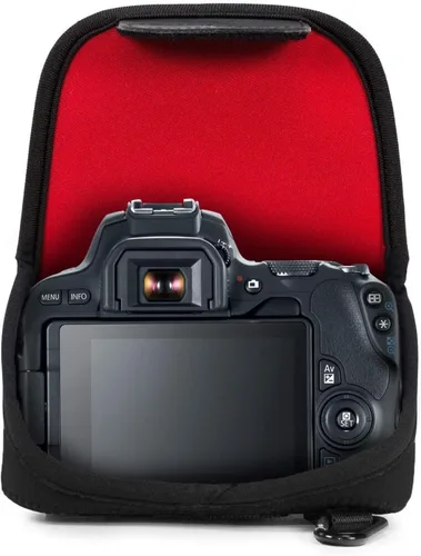 Miniatura 4 de Mega Gear - Funda de neopreno ultraligera para cámara Canon PowerShot G1X Mark III, con mosquetón, color negro