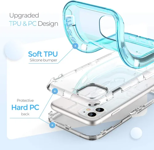 Miniatura 3 de ORIbox - Funda compatible con iPhone 11 Pro Max, resistente a los golpes, anticaídas, transparente