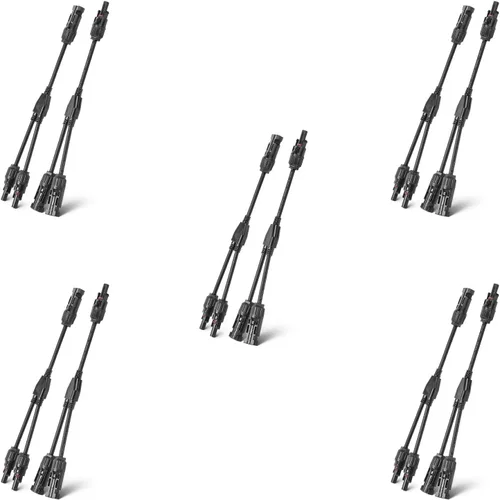 Miniatura 9 de Conector de panel solar de 2 a 1 2 vías, divisor de panel solar de 1000 V FMM+MFF rama en Y, conectores paralelos para conexión paralela entre 2 a 1