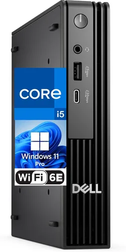 Dell Micro computadora profesional, Intel Core i5-14500 (Beats i7-11700t), 8 GB de RAM, 256 GB NVMe SSD, USB tipo C, WiFi AX integrado, BT, puerto