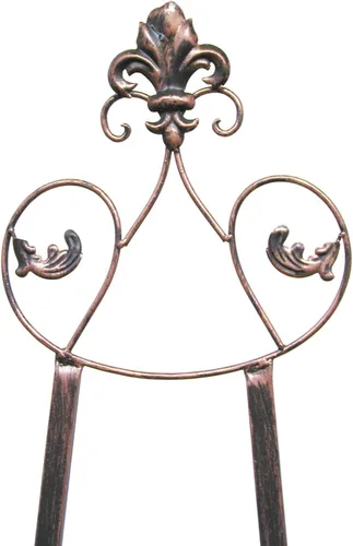 Miniatura 2 de Designstyles Soporte decorativo de caballete de metal – Pantalla de suelo ajustable para piezas de arte, letreros, espejos y pizarras