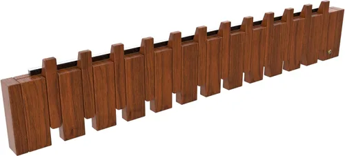 Miniatura 62 de Percheros montados en la pared, ganchos para llaves de piano, colgador de madera maciza natural, tela no tejida, perchas para armario, cocina