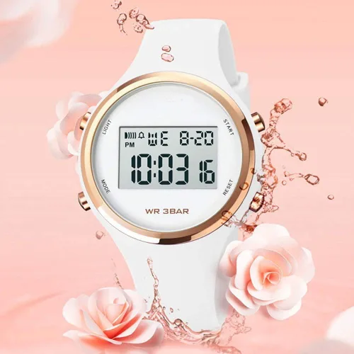 Miniatura 2 de Relojes deportivos para exteriores reloj despertador 5 bares impermeable LED digital