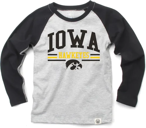 Miniatura 34 de Wes and Willy NCAA playera raglán de manga larga para niños