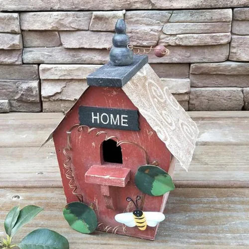 Miniatura 6 de Casa decorativa de 3 pájaros loros