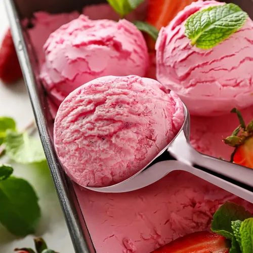 Miniatura 6 de Leden Cuchara de helado de metal resistente, cuchara de aluminio antiadherente para helado duro, apta para lavavajillas, multiusos