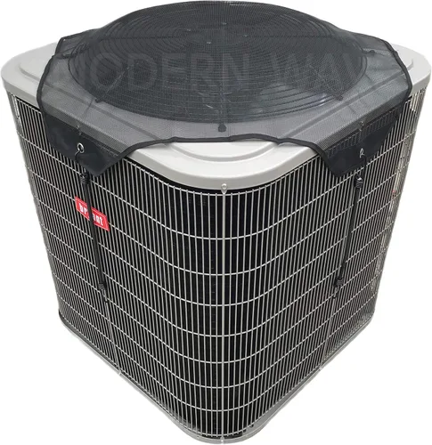 MODERN WAVE Cubierta central de aire acondicionado para unidades exteriores 32 x 32 - Cubierta superior universal para aire acondicionado para