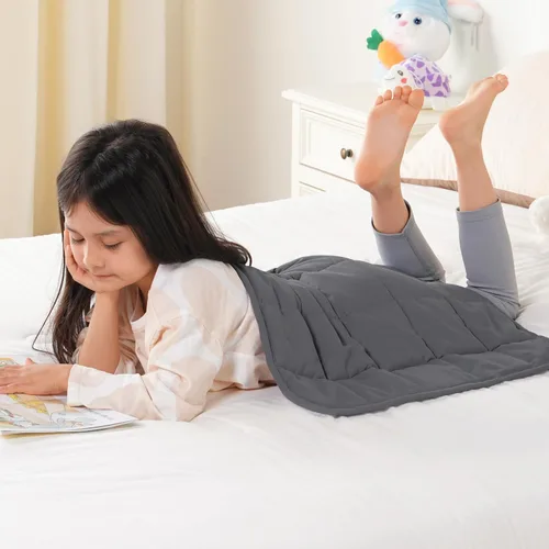 Miniatura 45 de Topblan - Manta pesada para adultos de 12 libras, suaves y cómodas mantas de forro polar con sherpa lanudo, manta pesada de jacquard elegante