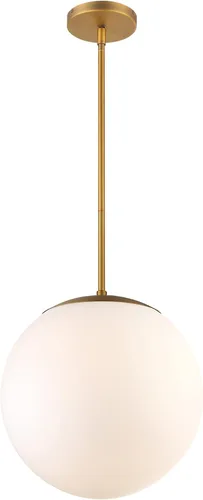 Miniatura 4 de WAC Lighting dweLED, Niveous 7in LED colgante 2700K en latón envejecido