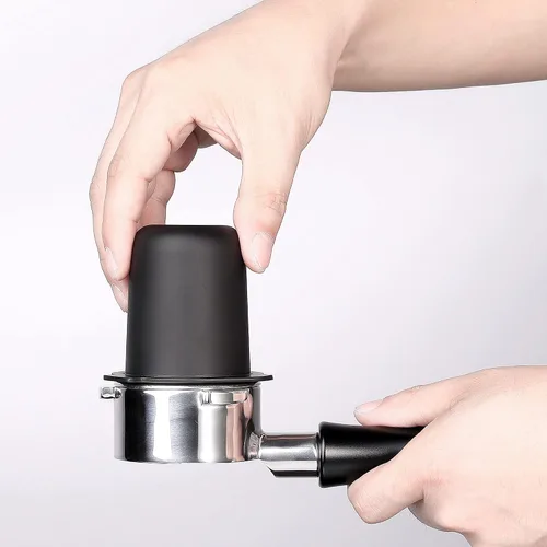 Miniatura 9 de Normcore Taza dosificadora portafiltro de 53.3mm - Acero inoxidable 304 - Negro mate - Revestimiento antiadherente Compatible con Breville Barista