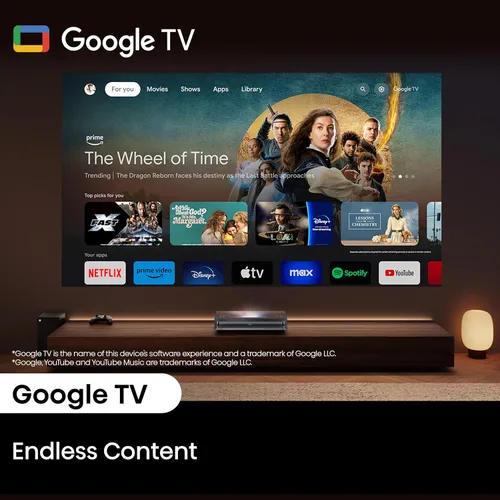 Miniatura 17 de Hisense PX3-PRO Proyector láser triple de proyección ultracorta, 4K UHD, 80” – 150”, 3,000 lúmenes, contraste 3000:1, Dolby Vision y Atmos, IMAX