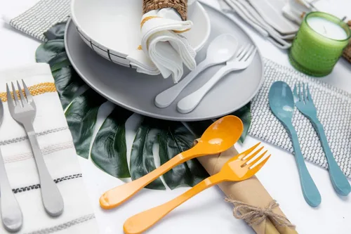 Miniatura 8 de Knork Eco Plant Based - Juego de cubiertos de bambú reutilizables (24 unidades)