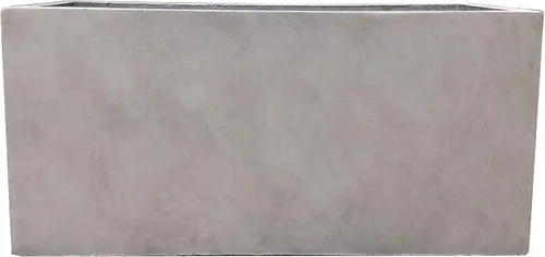 Miniatura 11 de Kante Macetero rectangular de hormigón de 23.2 pulgadas de largo, macetas grandes para interiores y exteriores con orificio de drenaje y tapón