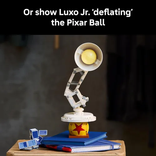 Miniatura 6 de LEGO Ideas Disney Pixar Luxo Jr. - Juego de decoración de habitación y construcción para adultos - Decoración de oficina y escritorio para mujeres